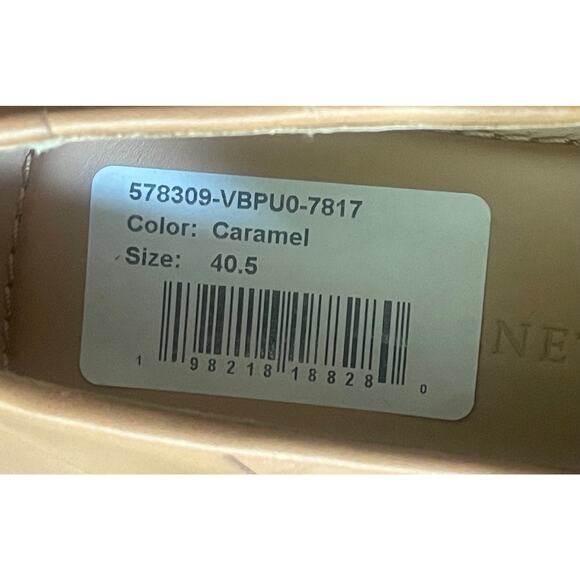 $995 NIB Bottega Veneta Men\'s Woven Leather Driving Loafers Camel 7.5(40.5) main image 9